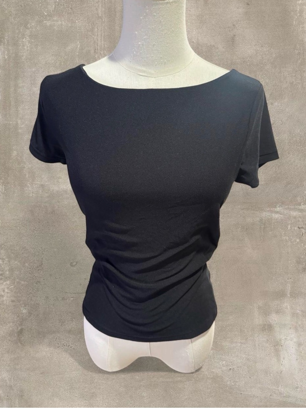 Pink Republic Black Short-Sleeve Scoop Neck Tee